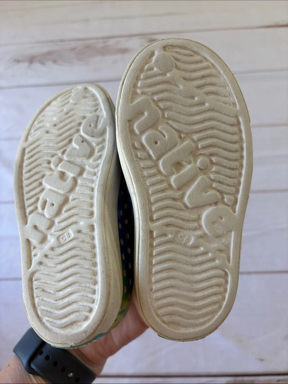 Native Kids Tie-Dye Slip-On Shoes